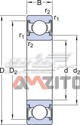 6210-2RS1 SKF rodamiento caja de cambios