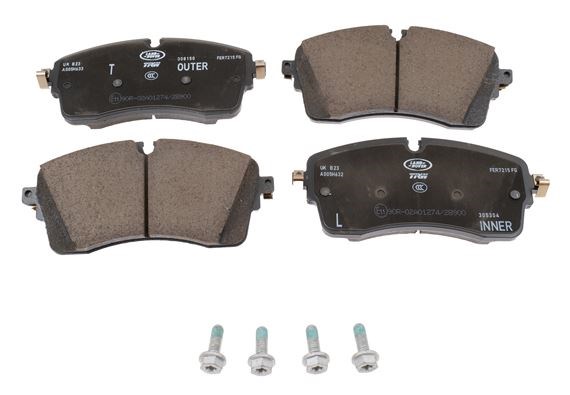 Pastillas de freno delanteras de disco LAND ROVER LR164029