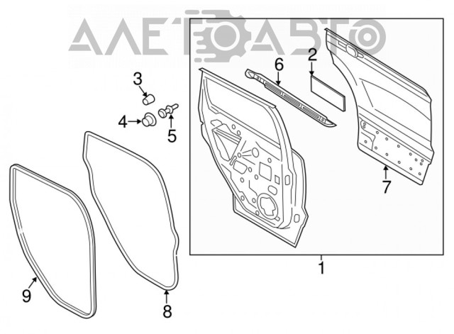 Comprar FP2817318 FPS Puerta trasera derecha