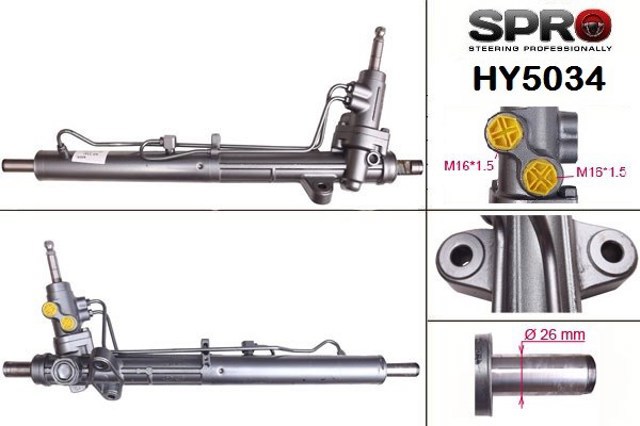 Cremallera de dirección HY234R MSG Rebuilding