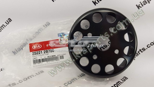 HYUNDAI 252212B700 polea, bomba de agua Hyundai Accent