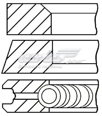 Juego de aros de pistón para 1 cilindro, sobremedida (+0,50 mm) Goetze 0812340700 precio, desde 22,60 EUR