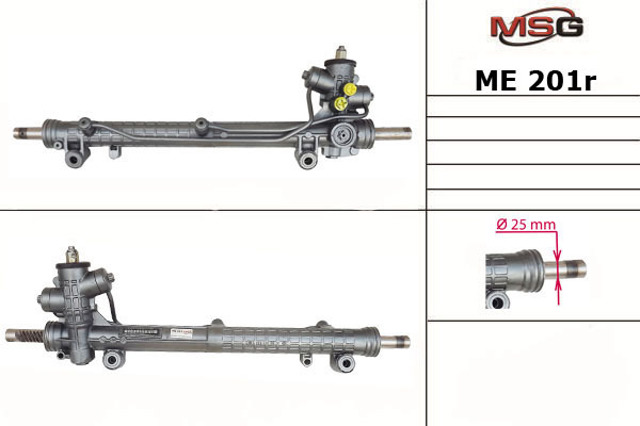 Caja de dirección Mercedes A1684610801