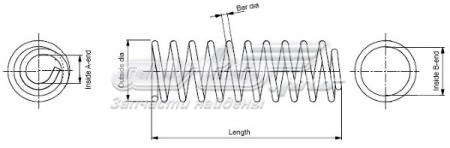 Muelle SP2102 Monroe