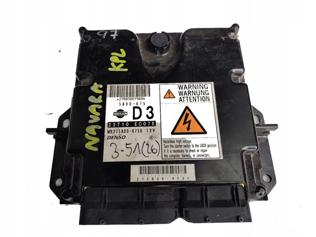 23710EC07E Nissan/Infiniti Centralina Del Motor