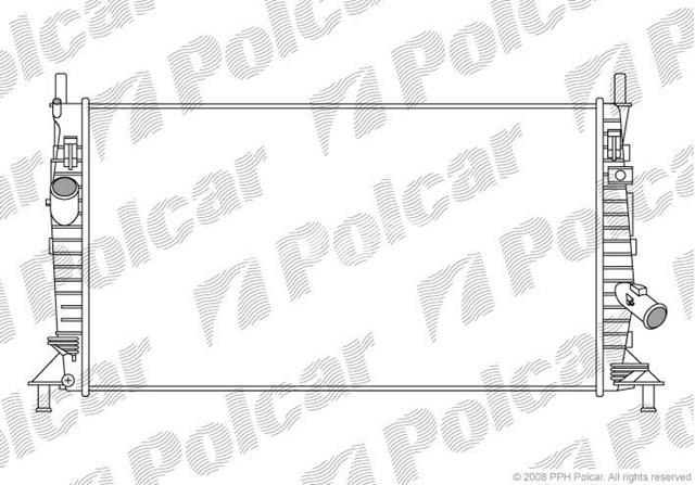 Radiador refrigeración del motor POLCAR 3202082