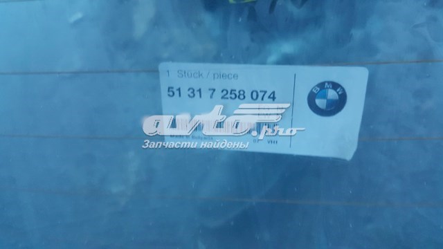 Luneta trasera BMW 51317258074