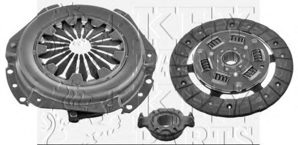 HK6208 Borg&beck kit de embrague (3 partes)