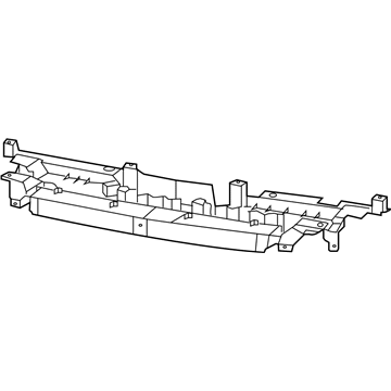 68437119AA Chrysler deflector de aire, radiador, superior