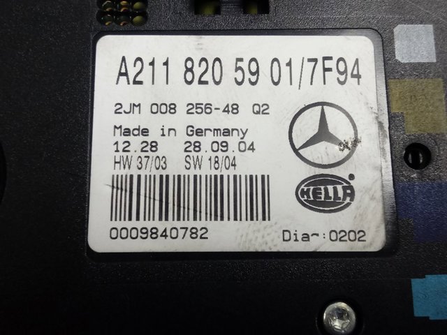 A2118205901 Mercedes Luz de techo interior (cabina)