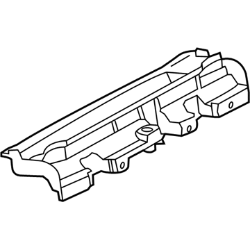 215796FM5A Nissan/Infiniti Deflector de aire inferior del radiador