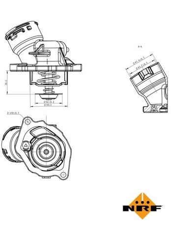 725023 NRF termostato, refrigerante