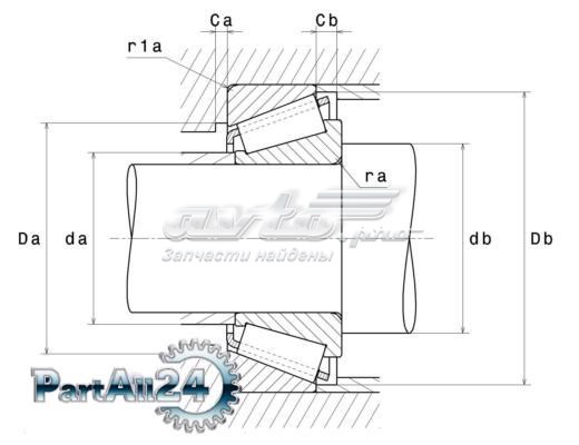 Comprar HR30206J NSK Cojinete del eje intermedio de la caja de cambios