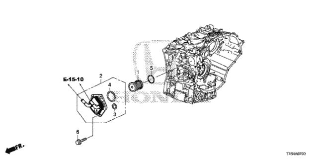 Anillo de sellado del filtro de transmisión automática Honda 913025T0003 precio, desde 5,71 EUR
