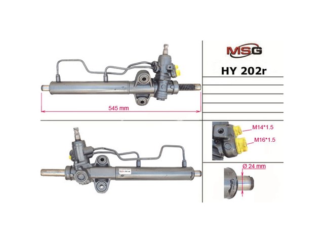 Caja de dirección para Hyundai Sonata DN8