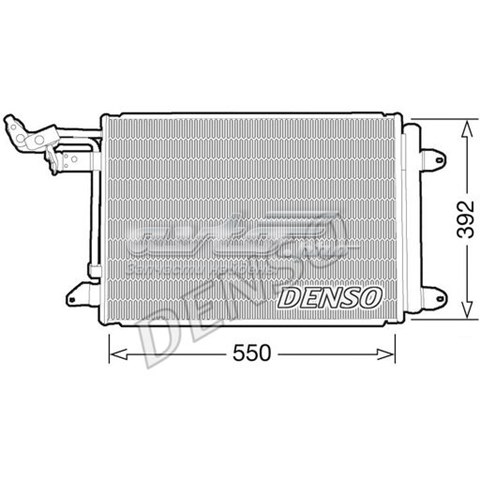 Radiador de calefacción DENSO DCN32032