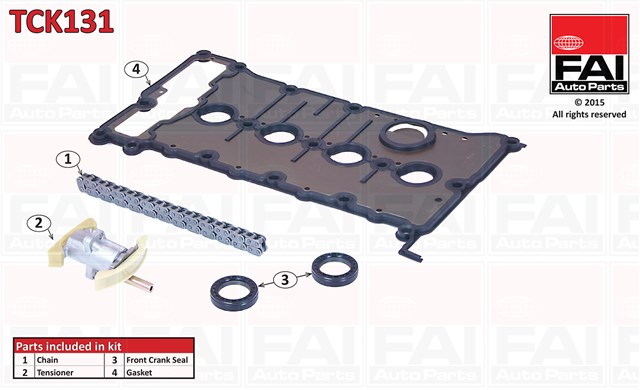 TCK131 FAI kit de cadenas de distribución