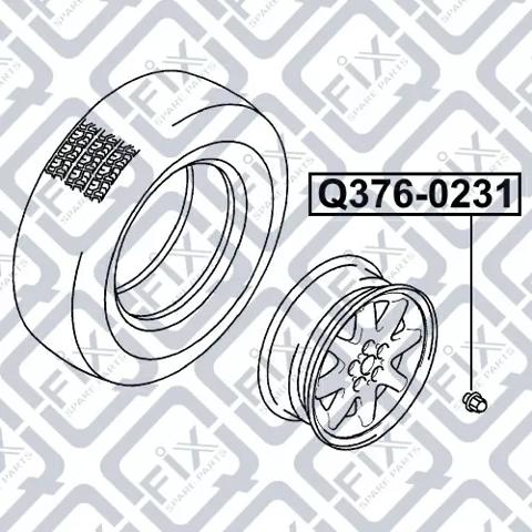 Comprar Q3760231 Q-fix Tuerca de neumático