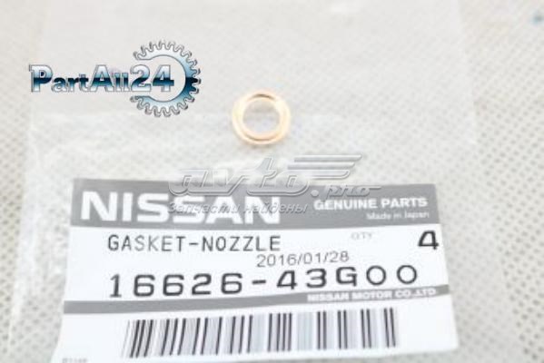 Junta anular, inyector para Nissan Vanette (C23)