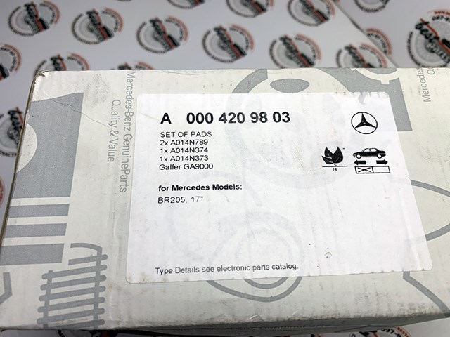 A0004209803 Mercedes 