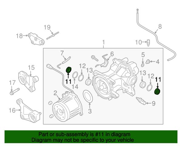Anillo retén, diferencial eje trasero Mazda CX-3 (DK)