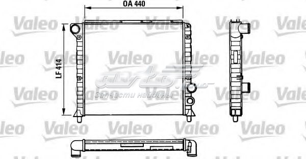 Radiador de refrigeración del motor VALEO 811389