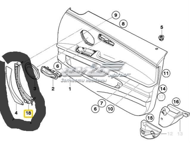 51417230850 Market (OEM) manecilla de puerta, equipamiento habitáculo, delantera derecha