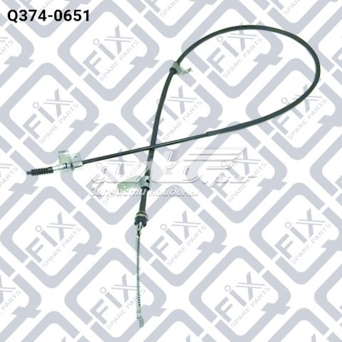 Q3740651 Q-fix cable de freno de mano trasero derecho