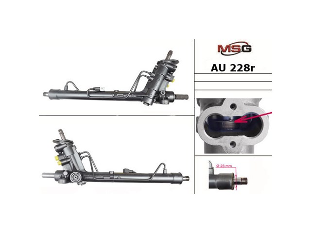 AU227R MSG Rebuilding Cremallera caja de direccion