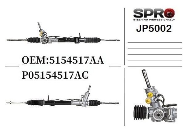 Cremallera de dirección JP202R MSG Rebuilding