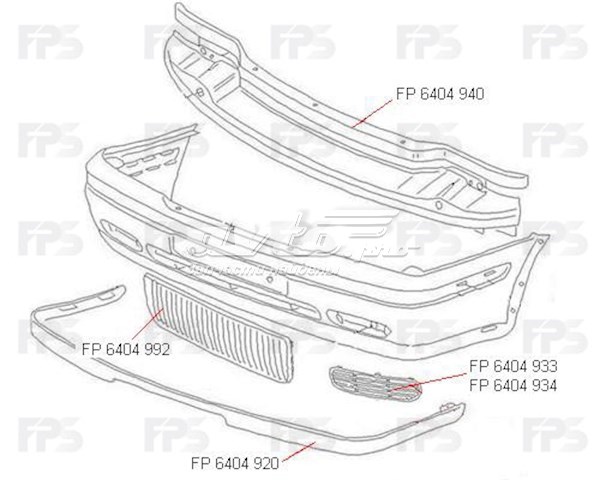 FP6404920 FPS Protector, paragolpes