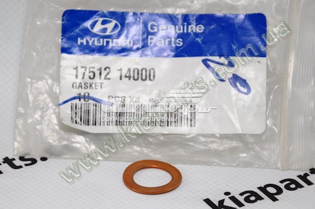 1751214000 Hyundai/Kia junta, tornillo obturador caja de cambios