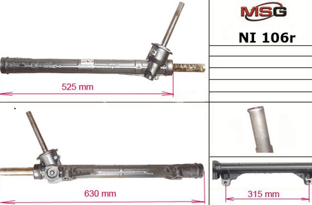 Caja de dirección MSG Rebuilding NI106R