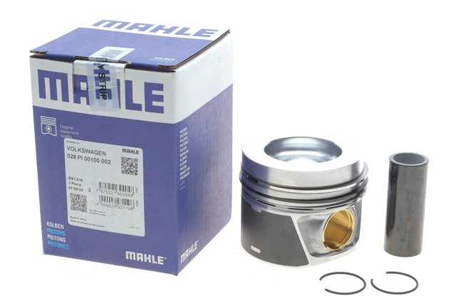 028PI00100002 Mahle Original Pistón completo para 1 cilindro, segunda reparación (+0,50 mm)