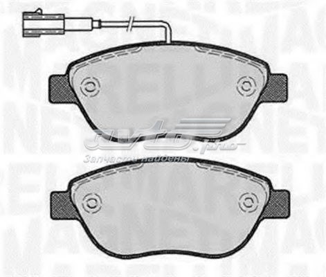 Pastillas de freno delanteras MAGNETI MARELLI 363916060221