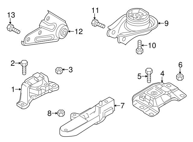 Soporte de motor derecho Mazda BBN339060B precio, desde 58,03 EUR