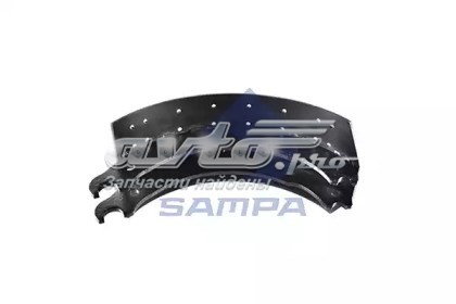 Zapatas de frenos de tambor traseras SAMPA 085116