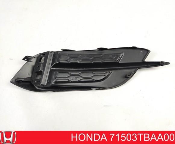 71503TBAA00 Honda rejilla de ventilación, parachoques trasero