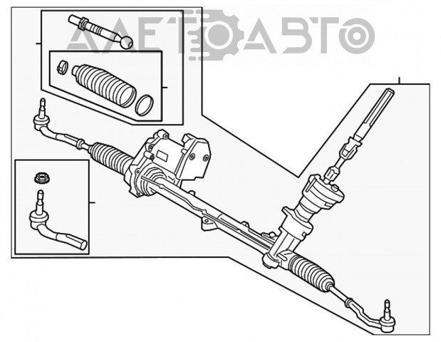 Cremallera de dirección VOLVO 36010518