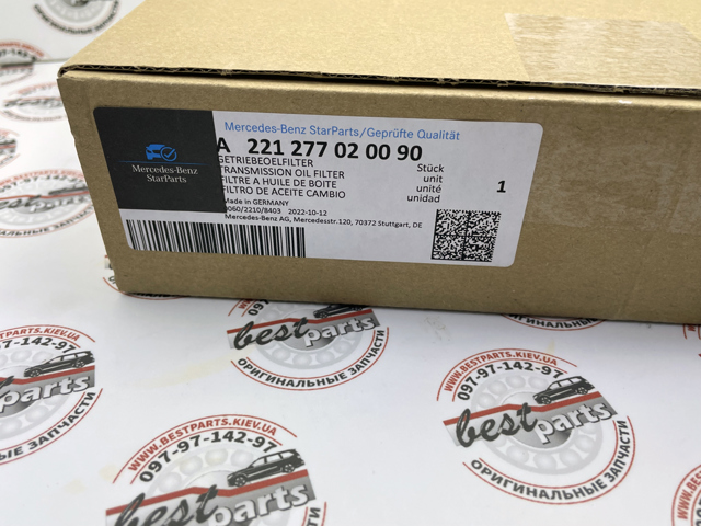 A221277020090 Mercedes Filtro hidráulico transmisión automática