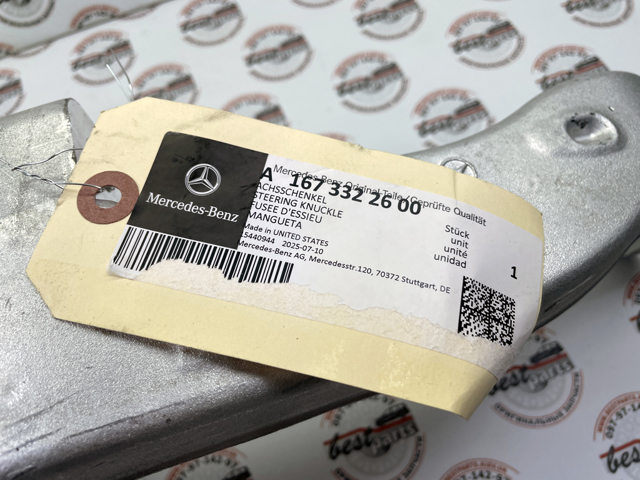 Muñón del eje, soporte de rueda, delantero derecho Mercedes A1673322600