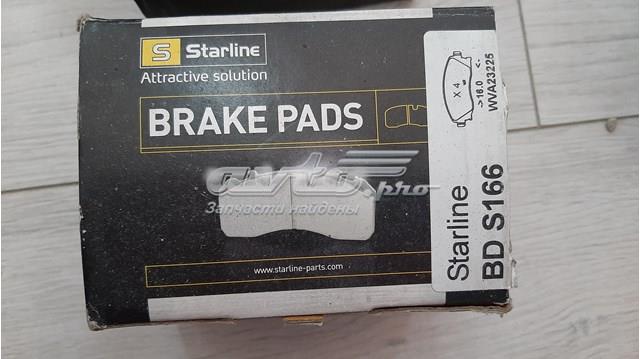 Pastillas de freno delanteras de disco STARLINE BDS166