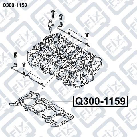 Q300-1159 Q-fix junta de culata