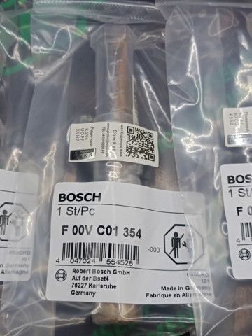 Válvula de inyector F00VC01354 Bosch