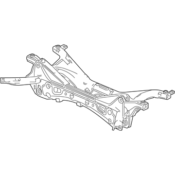 Puente trasero para Honda Civic X FC, FK