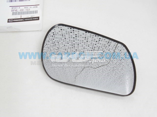 BP4L691G1 Mazda cristal de espejo retrovisor exterior derecho