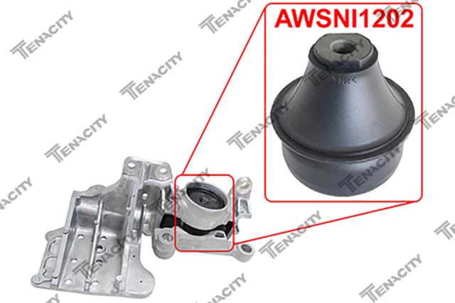 AWSNI1202 Tenacity Soporte trasero de motor con silentblock