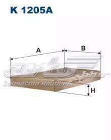 Filtro de cabina Filtron K1205A precio, desde 19,06 EUR