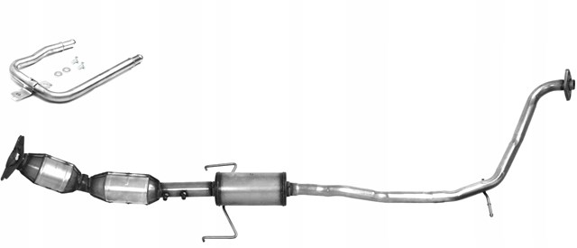 BM91975H BM Catalysts tubo de admisión del silenciador de escape delantero