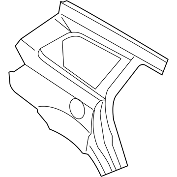 68035431AF Chrysler guardabarros trasero izquierdo